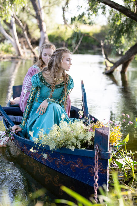 Fantasy dress “Water Flowers” 